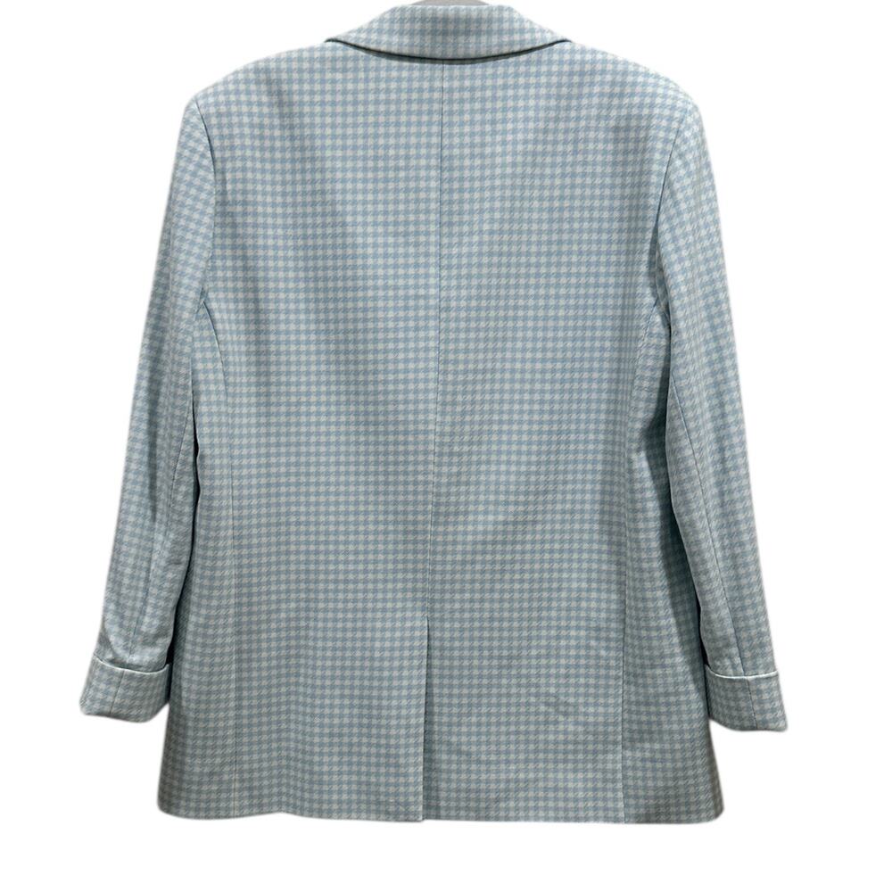 Alice + Olivia Justin Gingham Double Breasted Blazer - Picture 7 of 7